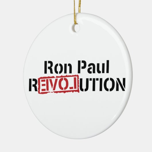 Ron Paul Revolution Ornament (Links)