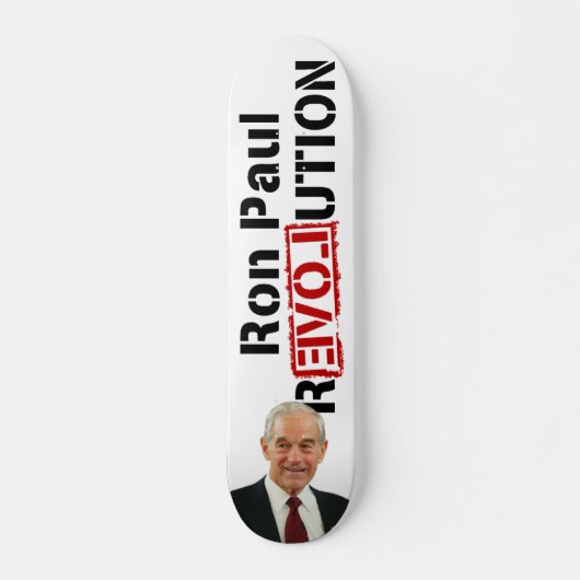 Ron Paul Revolution Persoonlijk Skateboard (Voorkant)