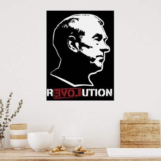 Ron Paul Revolution Poster (Keuken)