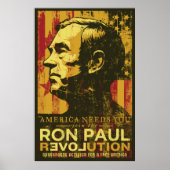 Ron Paul Revolution Poster (Voorkant)