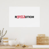 Ron Paul Revolution poster (Keuken)