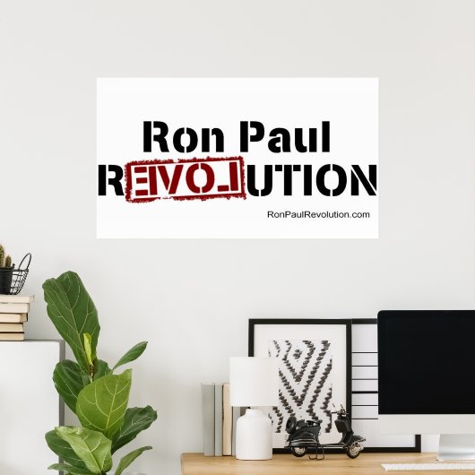 Ron Paul Revolution Poster (Thuiskantoor)