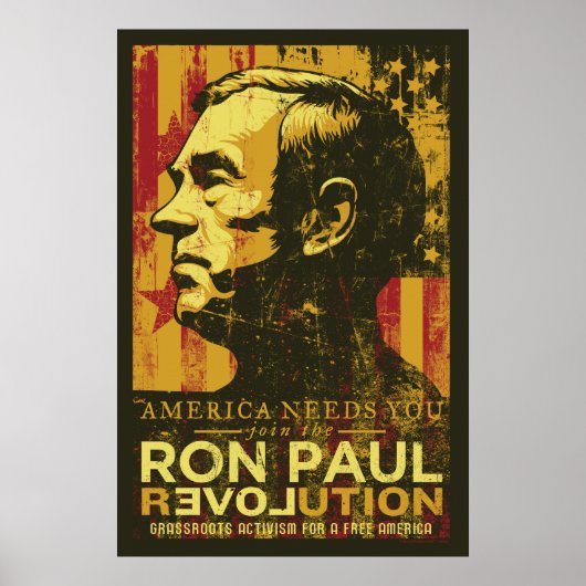 Ron Paul Revolution Poster (Voorkant)