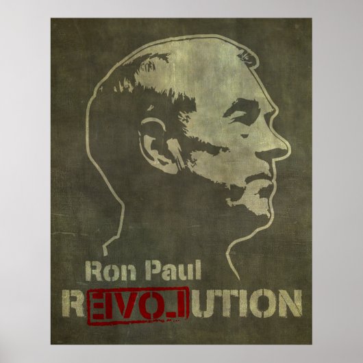Ron Paul Revolution Print (Voorkant)
