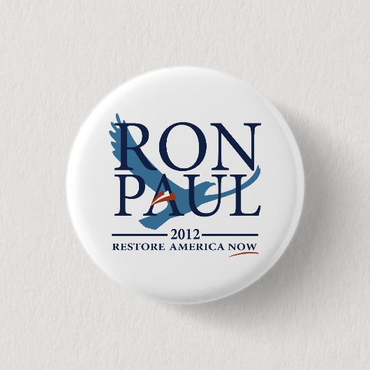 Ron Paul Revolution Ronde Button 3,2 Cm (Voorkant)