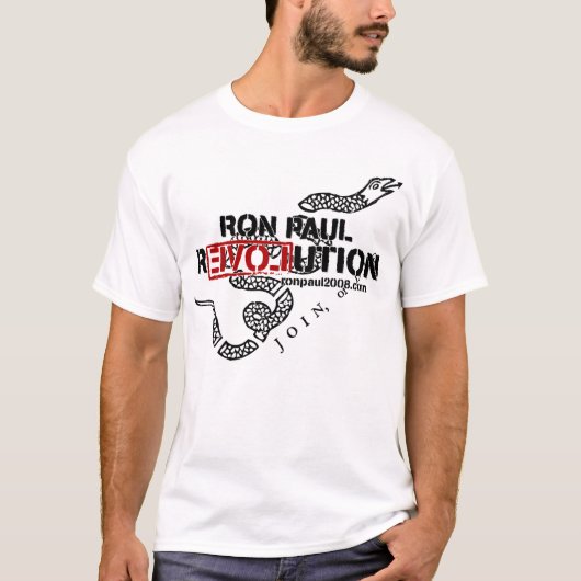 Ron Paul Revolution Shirt (Voorkant)