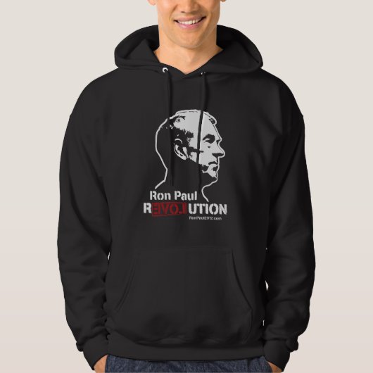 Ron Paul Revolution Shirten Hoodie (Voorkant)