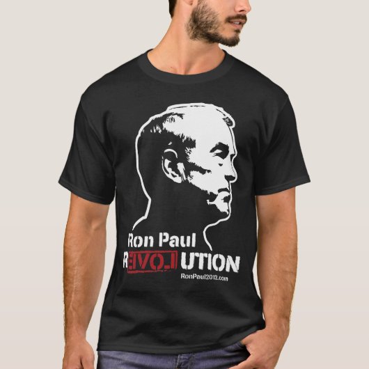 Ron Paul Revolution Shirten T-shirt (Voorkant)