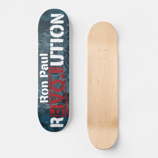 Ron Paul Revolution Skateboard (Voorkant)