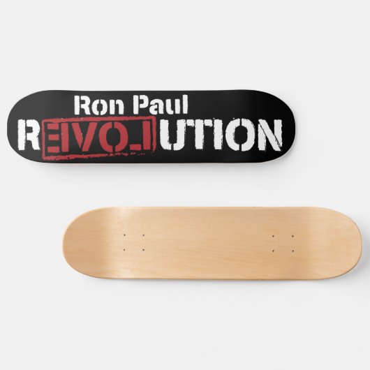 Ron Paul Revolution Skateboard (Horizontaal)