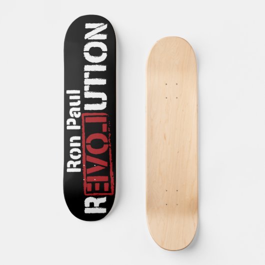 Ron Paul Revolution Skateboard (Voorkant)