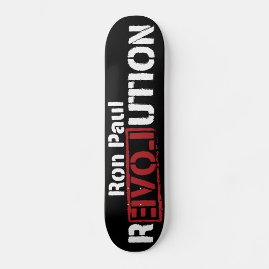 Ron Paul Revolution Skateboard (Voorkant)