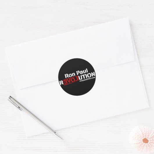 Ron Paul Revolution Sticker (Envelop)