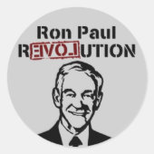 Ron Paul Revolution stickers (Voorkant)