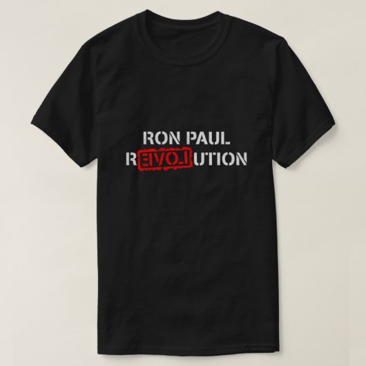 Ron Paul Revolution T-shirt (Design voorkant)