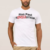 Ron Paul Revolution T-Shirt (Voorkant)