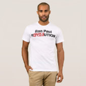 Ron Paul Revolution T-Shirt (Voorkant volledig)