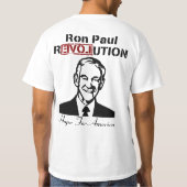 Ron Paul Revolution T-shirt (Achterkant)