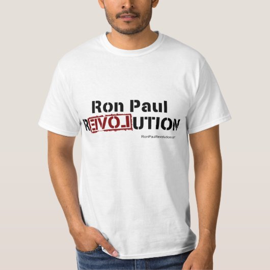 Ron Paul Revolution T-shirt (Voorkant)