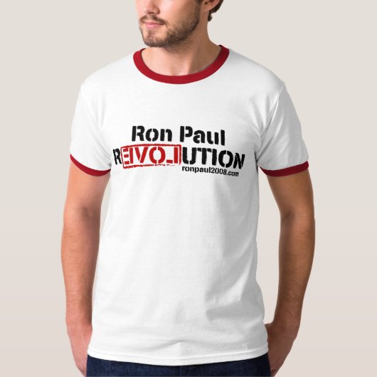 Ron Paul Revolution T-shirt (Voorkant)