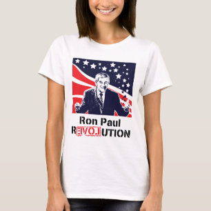 Ron Paul Revolution T-shirt wit