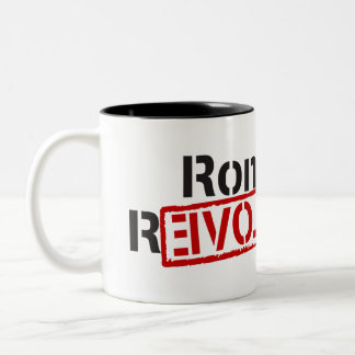 Ron Paul Revolution Tweekleurige Koffiemok