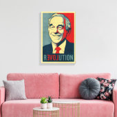 Ron Paul Revolution verpakt doek Canvas Afdruk (Insitu (Woonkamer))