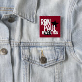 Ron Paul Revolution Vierkante Button 5,1 Cm (In situ)