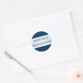 Ron Paul Ronde Sticker (Envelop)