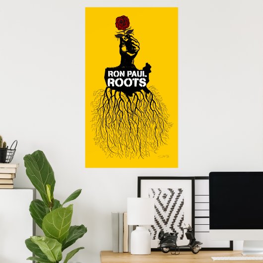 Ron Paul Roots Print (Thuiskantoor)