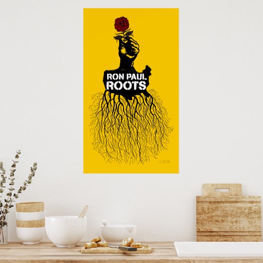 Ron Paul Roots Print (Keuken)