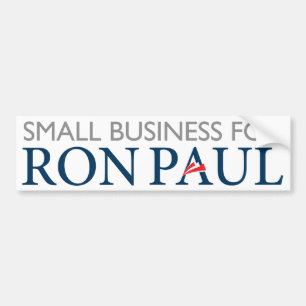 Ron Paul Small Business Bumpersticker
