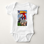 Ron Paul Super Hero Comic Book Romper (Voorkant)