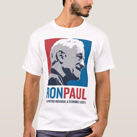 Ron Paul Support T-shirt (Voorkant)