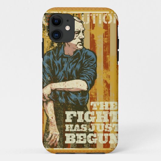 Ron Paul The Fight is net begonnen met iPhone Case (Achterkant)