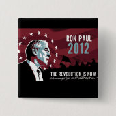 Ron Paul the Revolution is Now Button (Voorkant)