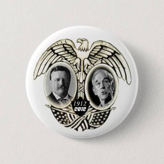 Ron Paul/TR Pin 2012 Ronde Button 5,7 Cm (Voorkant)