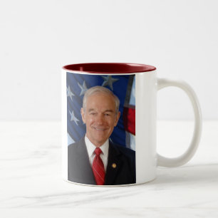 Ron Paul Tweekleurige Koffiemok