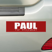 RON PAUL-verkiezingsgestel Bumpersticker (Op auto)