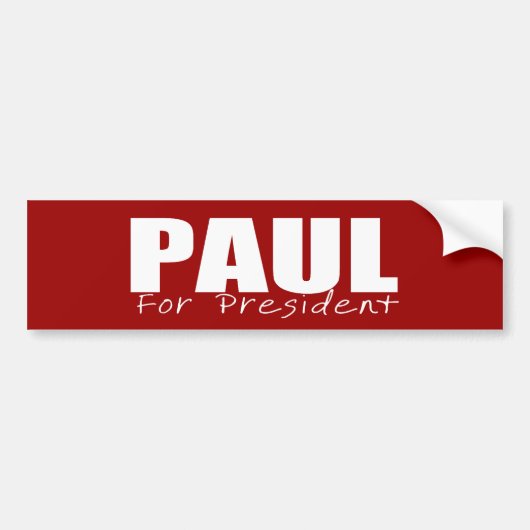 RON PAUL-verkiezingsgestel Bumpersticker (Voorkant)