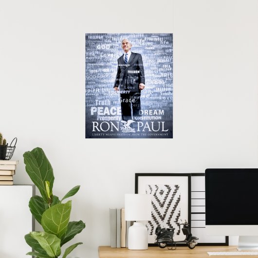 Ron Paul voor altijd Poster (Thuiskantoor)