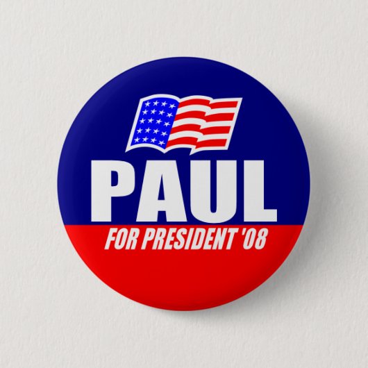 Ron Paul voor President 08 Button (Voorkant)