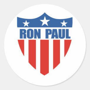 Ron Paul voor President (12) Ronde Sticker