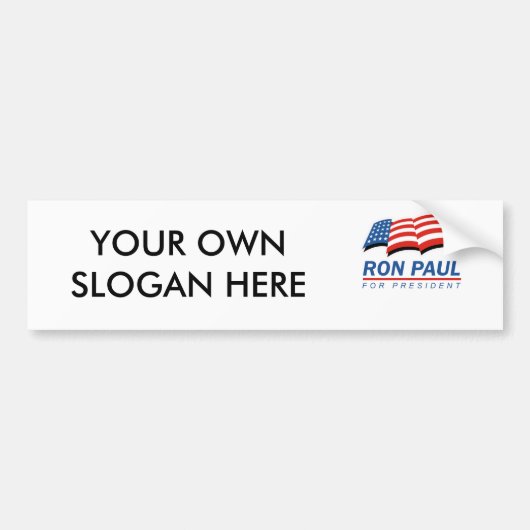Ron Paul voor President (13) Bumpersticker (Voorkant)