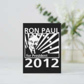 Ron Paul voor President 2012 Briefkaart (Staand voorkant)