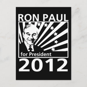 Ron Paul voor President 2012 Briefkaart