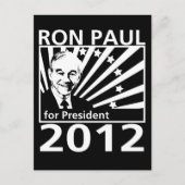 Ron Paul voor President 2012 Briefkaart (Voorkant)