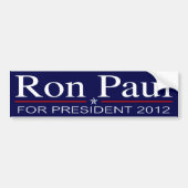Ron Paul voor President 2012 Bumpersticker (Voorkant)