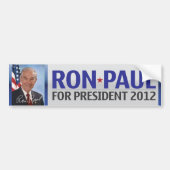 Ron Paul voor President 2012 Bumpersticker (Voorkant)