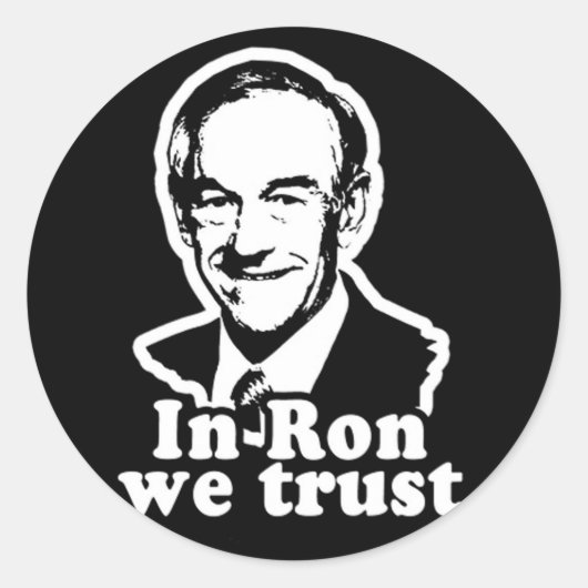 Ron Paul voor President 2012 Campagne Sticker (Voorkant)